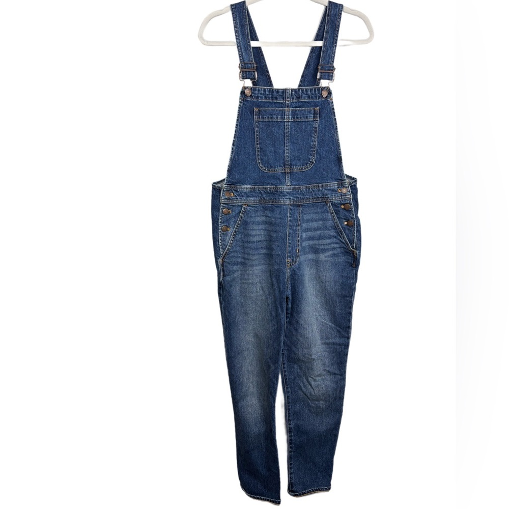 J. Crew Straight Leg Denim Overalls Small